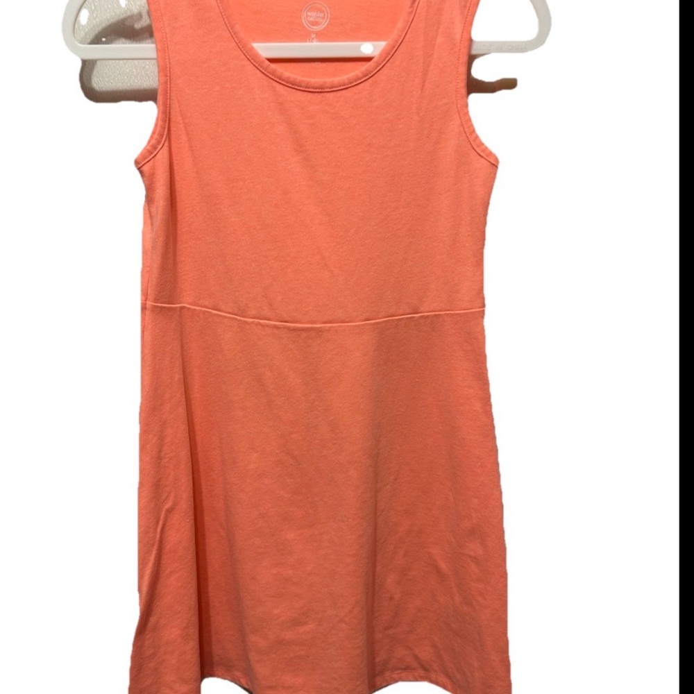 Wonder Nation Sleeveless Orange Dress size 7/8. Girls.